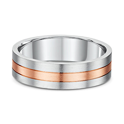 6mm Matte Two Tone 14K Gold Band – RingMaster Jewelers