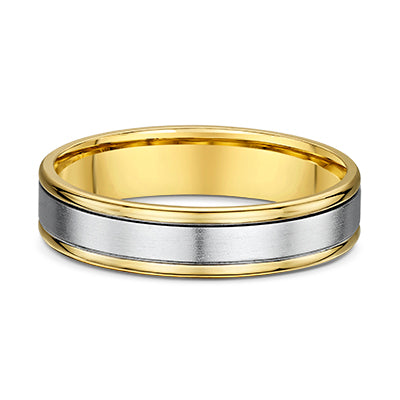 5mm Two Tone 14K Gold Band – RingMaster Jewelers