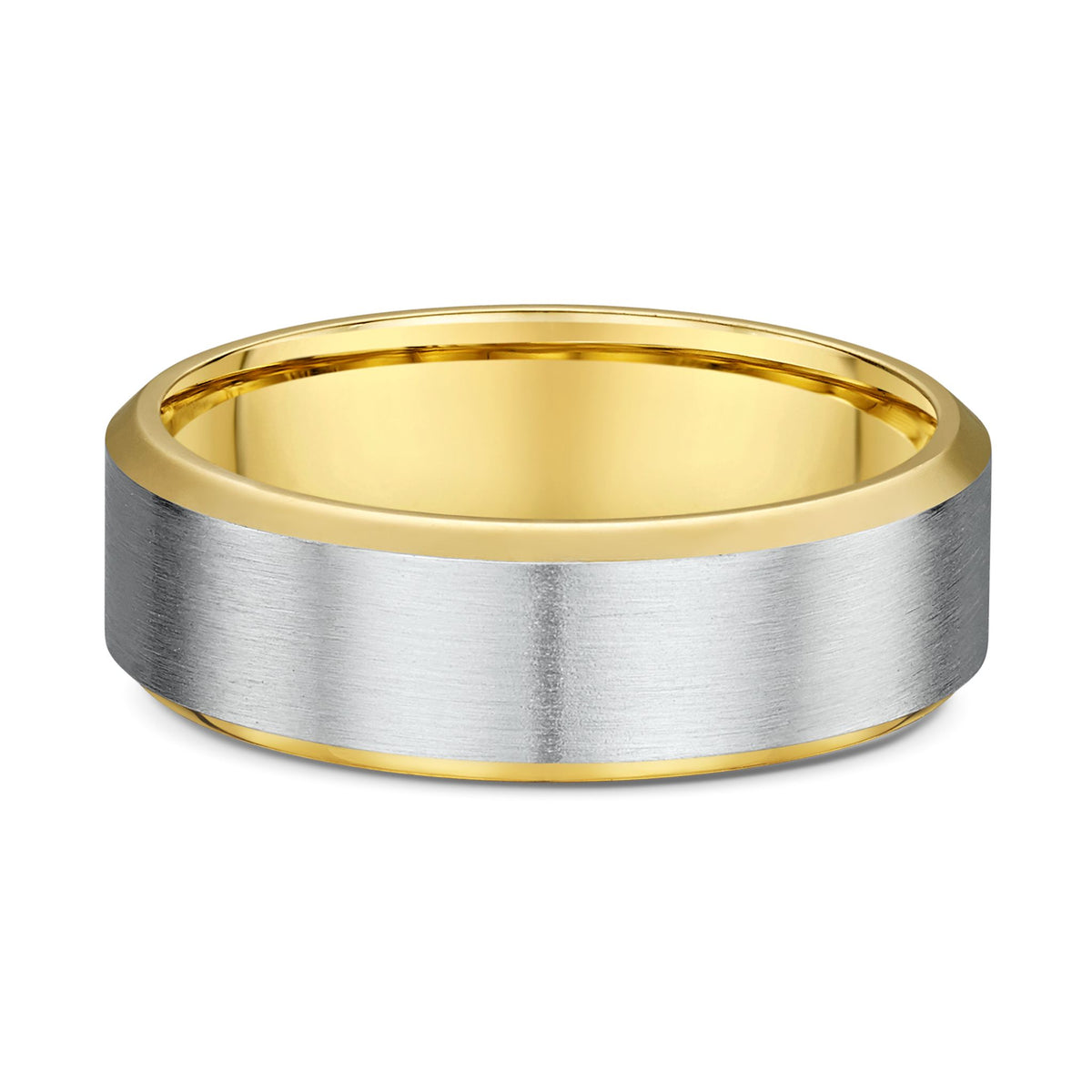 7mm Two Tone 14K Gold Band – RingMaster Jewelers