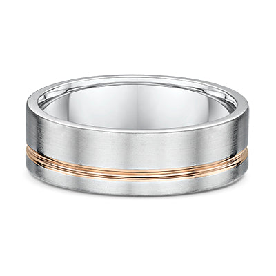 7mm Two Tone 14K Gold Band – RingMaster Jewelers