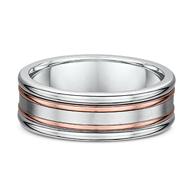 7mm Two Tone 14K Gold Band – RingMaster Jewelers